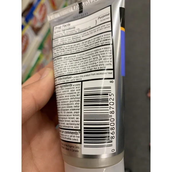 Neutrogena sport face oil-free lotion sunscreen 70