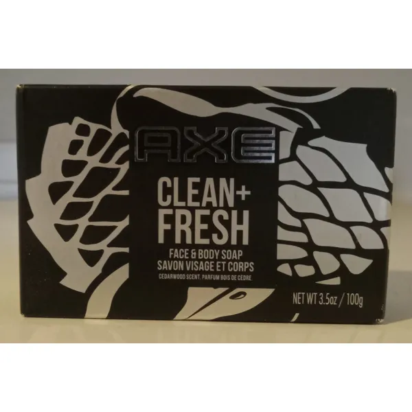 Axe Cedarwood Scent Clean + Fresh Face & Body Soap