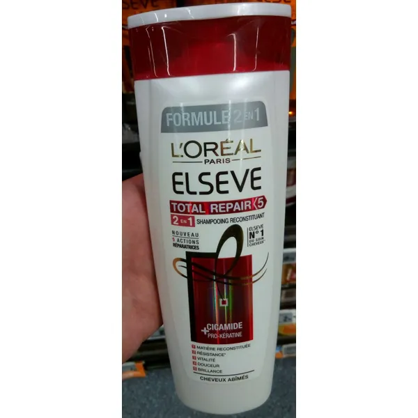 Elseve Elseve Formule 2 en 1 Total Repair Shampooing reconstituant