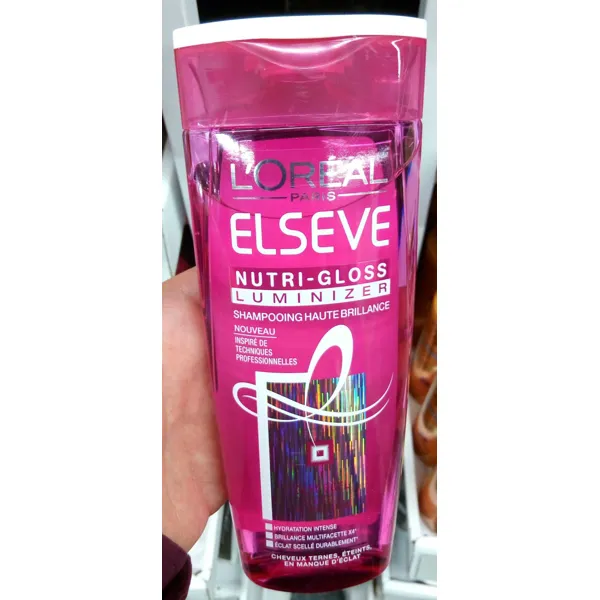 L'Oréal Paris Elseve Nutri-gloss Luminizer Shampooing haute brillance