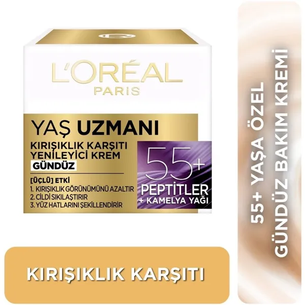 L'Oréal Paris L'Oreal Paris Yas Uzman 50+ Krsklk Karst Yenileyici Gunduz Kremi