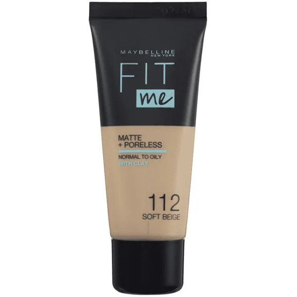 Maybelline Maybelline Foundation Mat.&Poreless Soft Beige 112