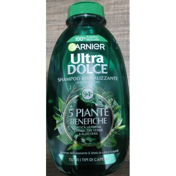 Garnier Shampoo Ultra Dolce Rivitalizzante 5 piante
