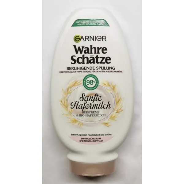 Garnier Sanfte Hafermilch, Reiscreme & Bio-Hafermilch, beruhigende Spulung