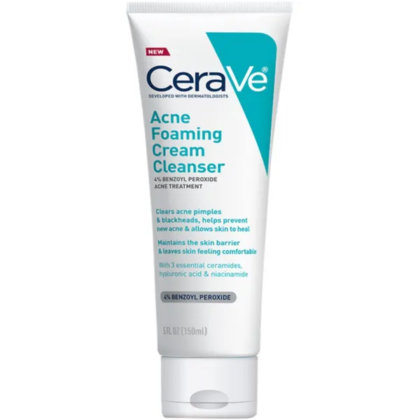 CeraVe Acne Foaming Cream Cleanser