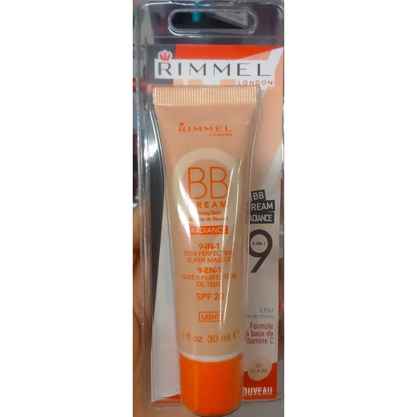 Rimmel BB cream radiance 9 en 1 SPF 20