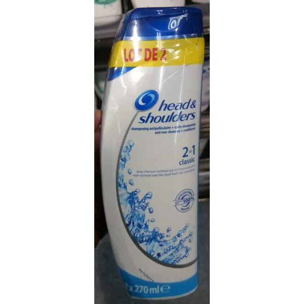 Head & Shoulders Shampooing antipelliculaire + apres-shampooing 2 in 1 Classic