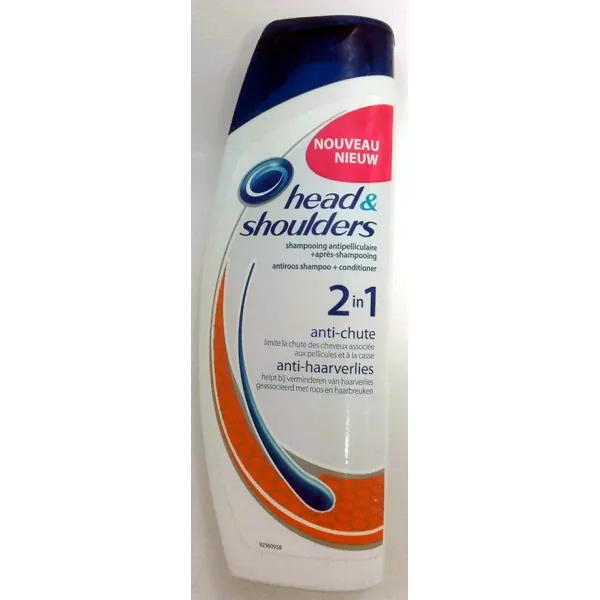 Head & Shoulders Shampooing antipelliculaire + apres-shampooing 2 in 1 anti-chute