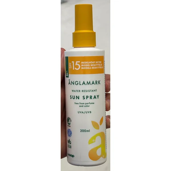 Änglamark Sun Spray, SPF15