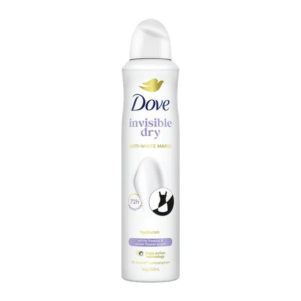Dove Dove Women Deodorant Advanced 72hr Aerosol Invisible Dry