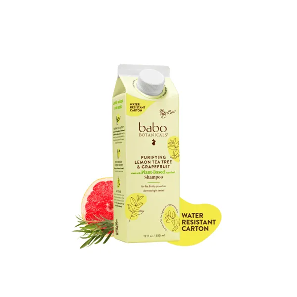 Babo Botanicals Purifying Shampoo for Flat, Oily hair