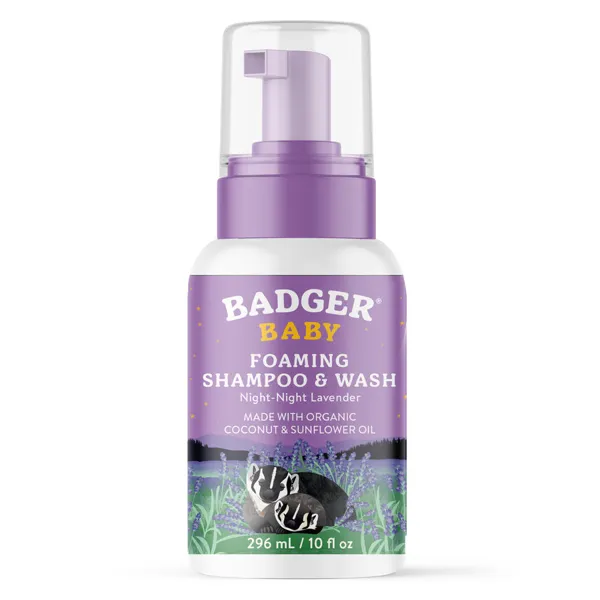 Badger Baby Night-Night Foaming Shampoo & Wash