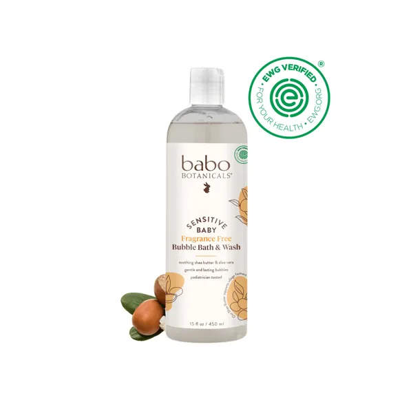 Babo Botanicals Sensitive Baby Bubble Bath & Wash