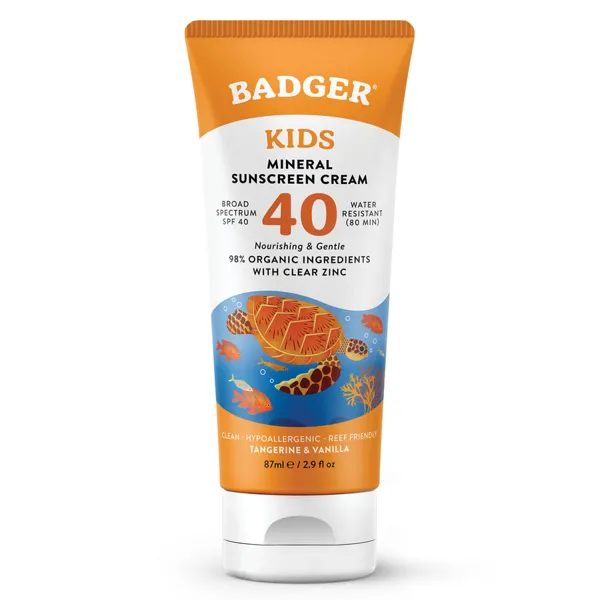 Badger Kids Mineral Sunscreen Cream
