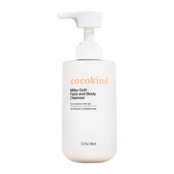Cocokind milky-soft face and body cleanser