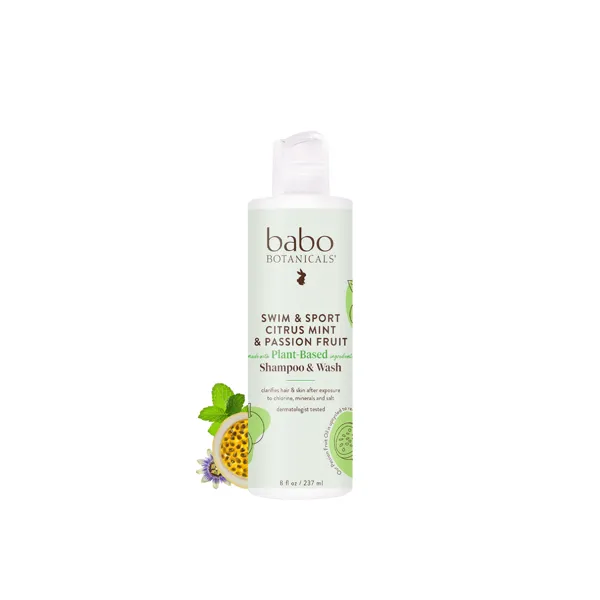 Babo Botanicals Swim & Sport Citrus Mint & Passion Fruit Shampoo & Wash