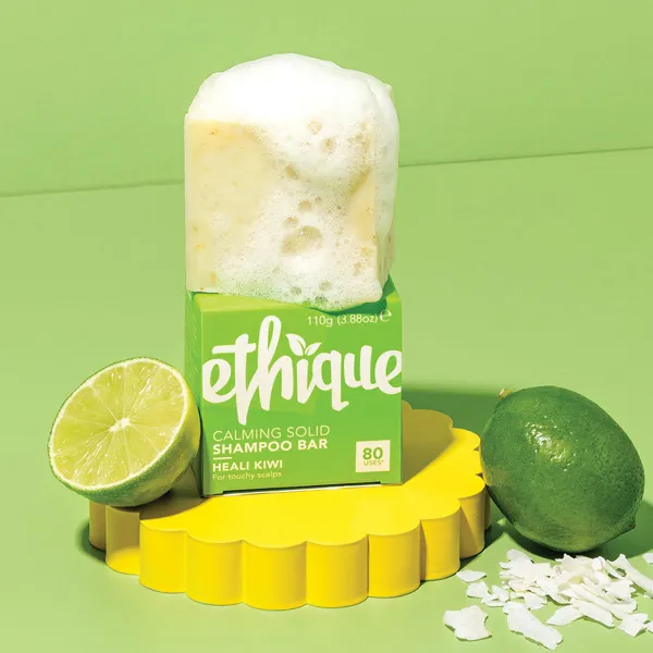 Ethique Calming Shampoo Bar for Dry Scalps: Heali KiwiTM