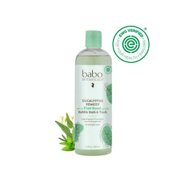 Babo Botanicals Eucalyptus Body Wash & Bubble Bath